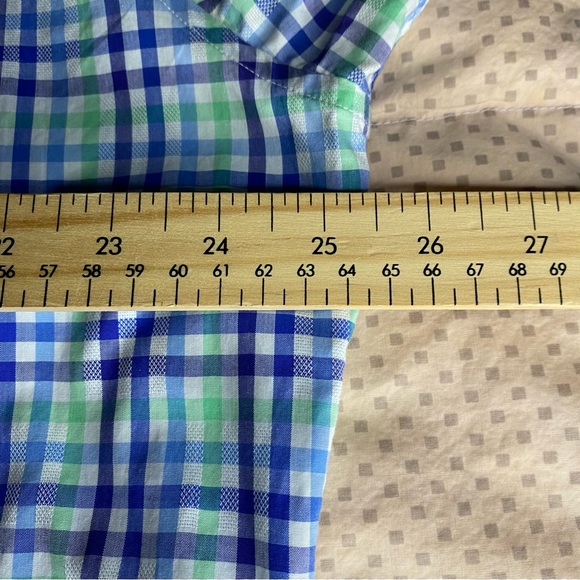 Robert Graham Plaid Shirt Flip Cuff Long Sleeve Mens Size 2XL - Picture 11 of 14